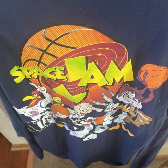 SPACE JAM XL VINTAGE LONG SLEEVE T SHIRT - Picture 5 of 6